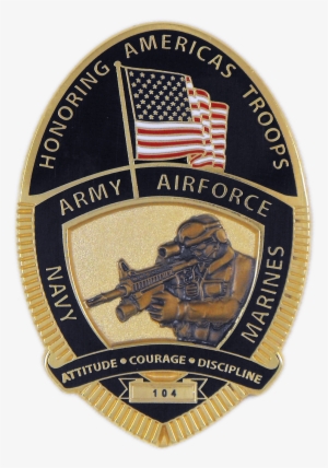 Drew Brees Honoring American Troop Coin - Emblem