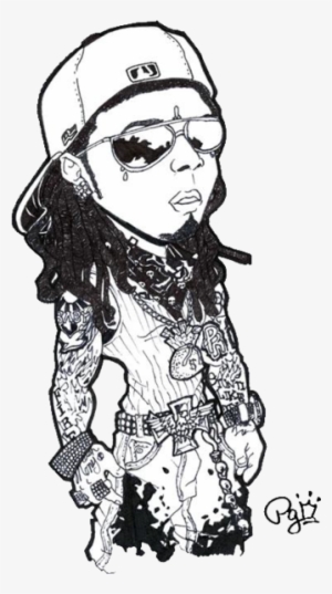 Lil Wayne Clipart Transparent - Drawings Of Lil Wayne