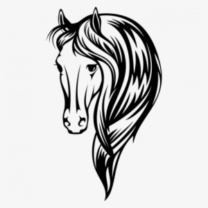 Black And White Horse Drawings