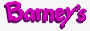 Barney Logo Font - Logo Barney Png