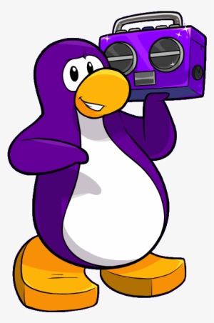 Purple Penguin Of 2012 - Club Penguin 2012 Art