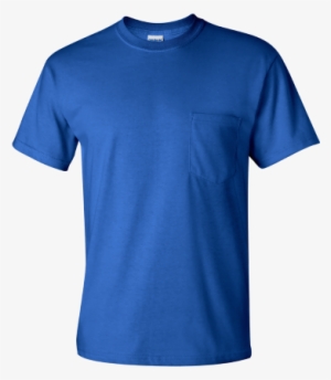 Gildan Ultra Cotton T-shirt With A Pocket - Gildan 8000 Royal Blue