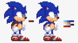 Sonic Hd Sprite By Moongrape - Sprite Game 2d PNG Transparent With