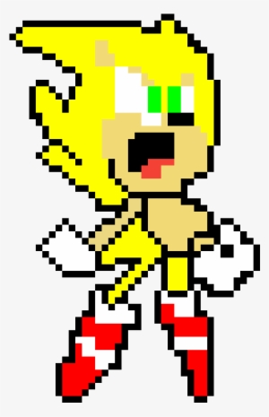 Super Sonic Sprite - Sonic Sprite