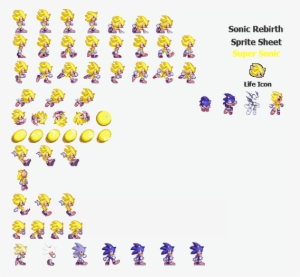 Sonic The Hedgehog 4 Sprites