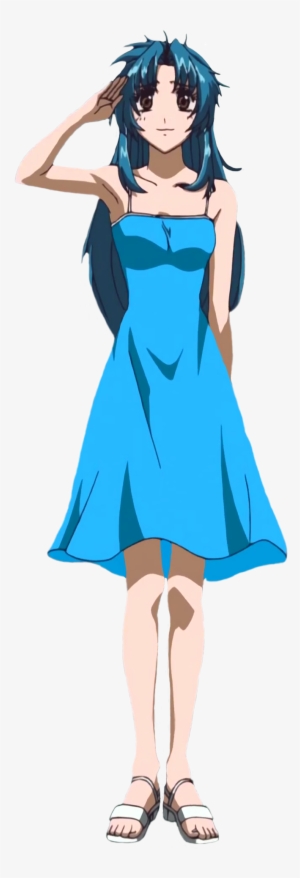 Kaname Chidori - Full Metal Panic Chidori Blue Dress