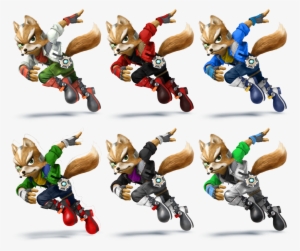 Fox Smash 4 Png - Nintendo Fox Amiibo Figure