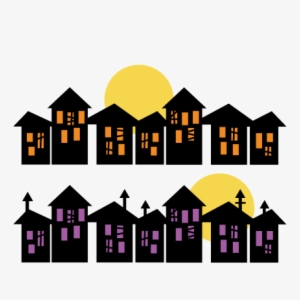 Download Halloween Houses Svg Scrapbook Title Svg Cutting Files Halloween Banner Svg Free Transparent Png 432x432 Free Download On Nicepng