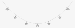 Starry Night Necklace Silver - Chain