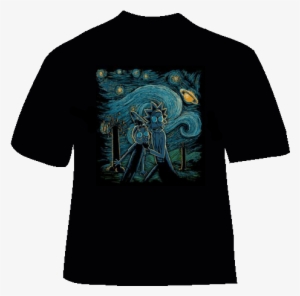 Starry Night T-shirt - Qwertee Starry Science