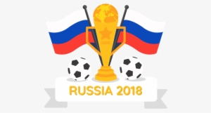 2018 World Football Cup Background In Flat Style Free - 2018 世界杯 大力 神 杯