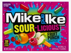 Mike And Ike Sourlicious Fruit Punch