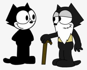 Felix With His Grandfather By Marcospower - Cartoon