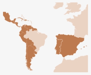 Keller Iberia And Latin America Map - Latin America And Iberia