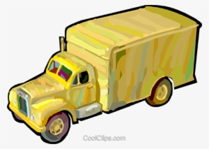 Moving Truck Royalty Free Vector Clip Art Illustration - Truck