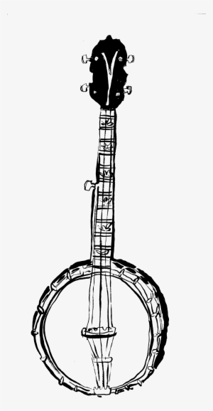 Banjo Clipart Crossed - Musical Instrument