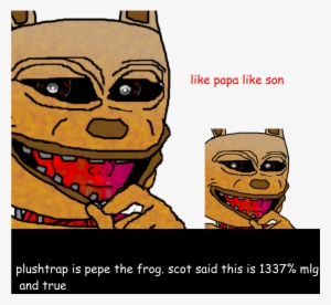 Plushtrap Is Pepe The Frog - Pepe The Frog Shades