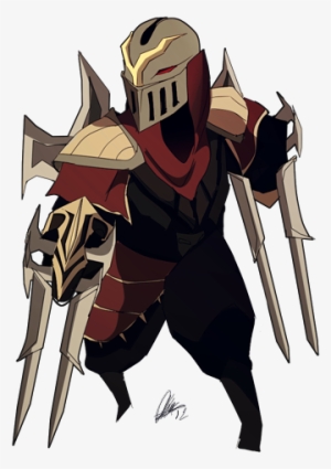 Zed The Master Of Shadows Png Transparent Images - League Of Legends Zed Characters Transparent