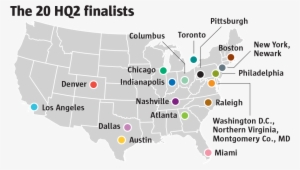 Amazon Picked 20 Regions, Including Denver, To Further - Diagram