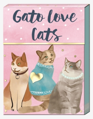 Gato Cats Pocket Note Pad - Squitten