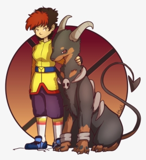 Houndoom Cuz I Like Pokemon - Cartoon