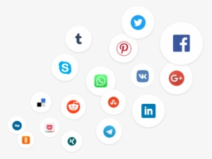 Choose From A Wide Range Of Social Media Platforms, - Circle