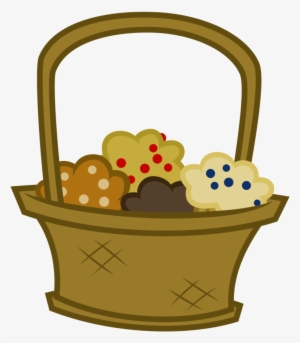Mlp Muffin Basket By Reitanna-seishin On Deviantart - Muffins In A Basket Clip Art