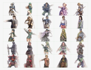 Click For Full Sized Image Status Screen Characters - Valkyrie Profile Characters