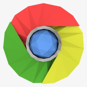 Low Poly Icon By - Google Chrome Gif Png