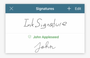 Signing - Signature