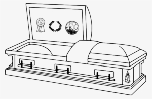 commemorative casket - casket clipart