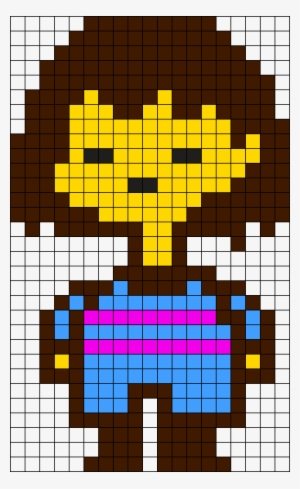 Grinning Flowey Perler Bead Pattern / Bead Sprite  Undertale pixel art, Pixel  art tutorial, Pixel art templates