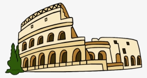 Rome Clip Art By Phillip Martin - Colosseum Clipart