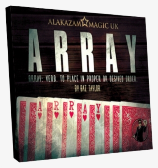 Array By Baz Taylor And Alakazam Magic - Array (gimmick And Dvd) By Baz Taylor