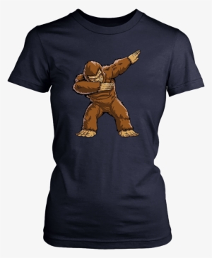 Bigfoot Sasquatch Dabbing T Shirt Funny Dab Monster Gilmore Girls Coffee Tshirt Transparent Png 960x960 Free Download On Nicepng - mona lisa dab roblox