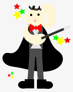 This Free Icons Png Design Of Cute Magician In A Black