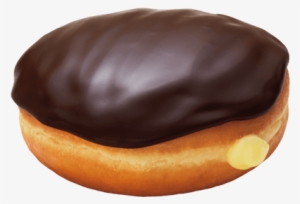 Dunkin Donuts Clipart Cream Filled Donut - Boston Cream Donut Png