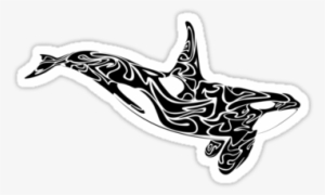 Tribal Orca Tattoo - Orca Sticker