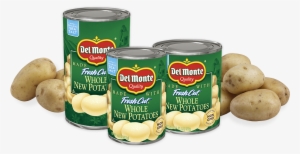 Sizes Available - 14 - 5oz, 24 - 5oz, 29oz, 49 - 5oz - Del Monte Whole New Potatoes 14.5 Oz