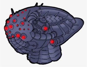 Evil Laser Robot Head - Illustration