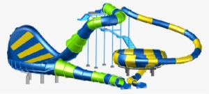 Img Center Structure - Water Park Slide Png