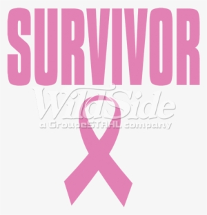 survivor - pink ribbon - breast cancer survivor png