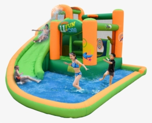 Why Buy An Inflatable Water Slide - Bouncy House With Water Slide