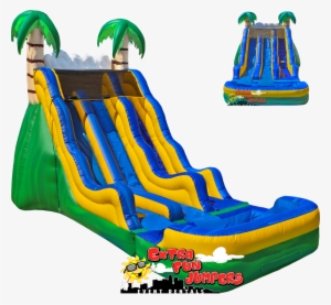 We Are Fully Insured - Magic Jump 17 Tropical Wave Dual Slide