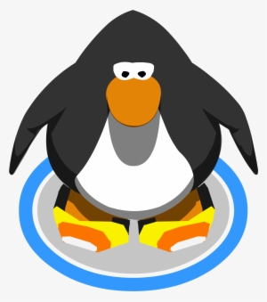 Candy Corn Shoes In-game - Red Penguin Club Penguin