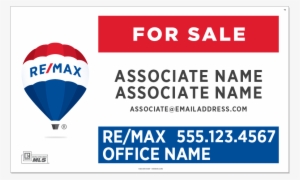 Remax Rs-18x30 3prm R - New Remax For Sale Sign