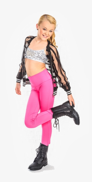 JoJo Siwa Toddler Outfit Set - Pink/Black French Terry Shirt & Leggings 3T