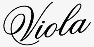 Viola Is The Brand Of The Instruments Born Within The - English Alphabet