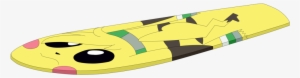 Transparent Surfboard Pikachu Clip Royalty Free - Transparent Surfboard Png