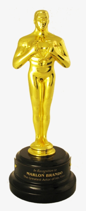 Oscar Statue Png Picture Transparent Library - Oscar Award Trophy Png